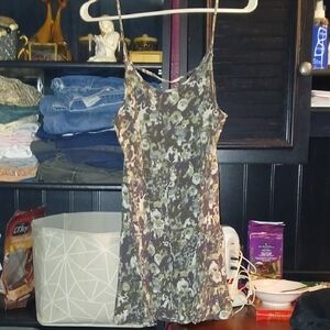 Maurices Camouflage Floral Mini Dress
